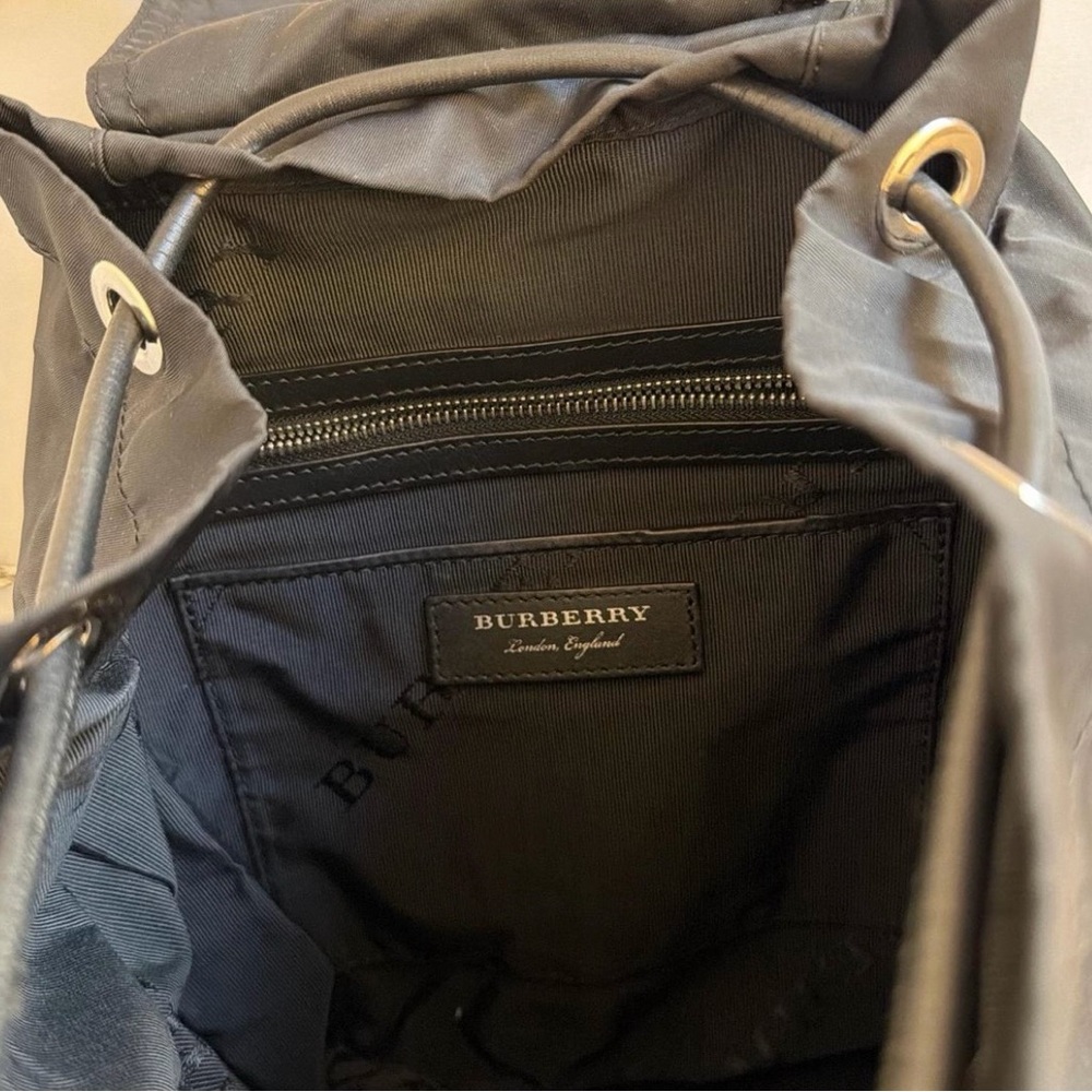 Burberry Black Medium Backpack Authentic - image 3